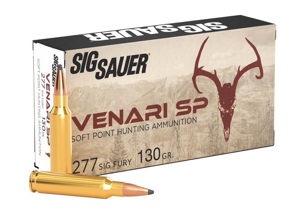 Buy Sig Sauer 277 SIG FURY, 130GR, VENARI Soft Point Hunting Rifle Ammo Online