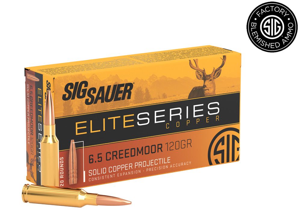 Buy Sig Sauer 6.5 Creedmoor, 120GR, Elite Match Grade, HUNTER TIPPED -  BLEMISHED Online