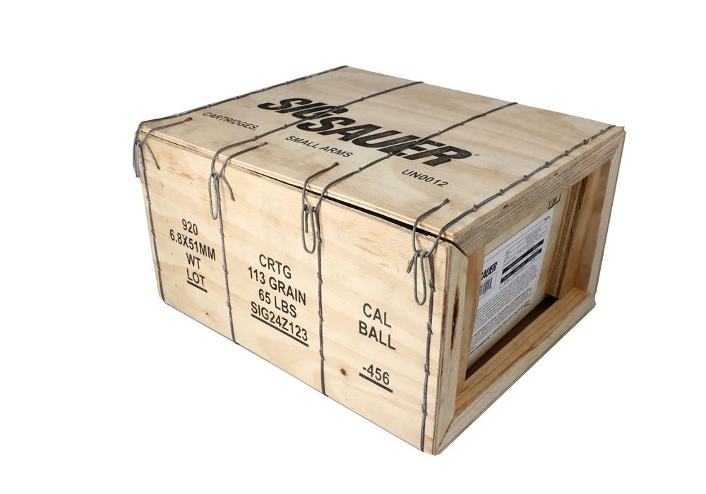 Buy Sig Sauer 6.8x51, 113GR Hybrid Ball - Crate (920rnds) Rifle Ammo Online