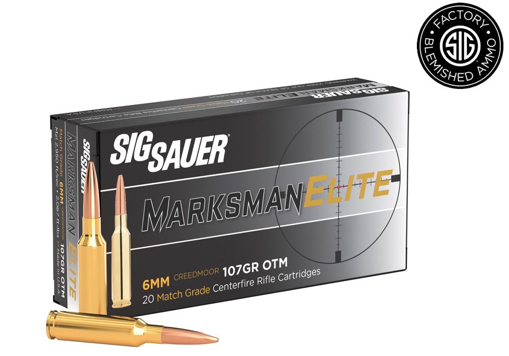 Buy Sig Sauer 6MM Creedmoor, 107GR, Elite Match Grade, OTM - Blemished Online