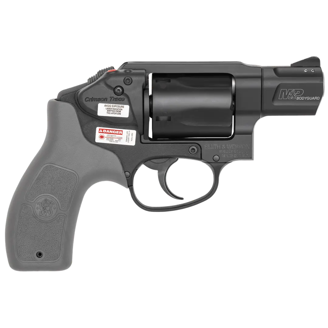 Buy SMITH & WESSON M&P® BODYGUARD® 38 INTEGRATED CRIMSON TRACE® LASER COMPLIANT Revolvers Online