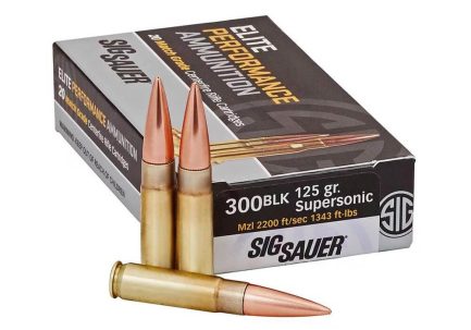Buy Sig Sauer 300BLK, 125GR, ELITE MATCH GRADE, OTM, STAKED, SEALED, BOX/20  Rifle Ammo Online